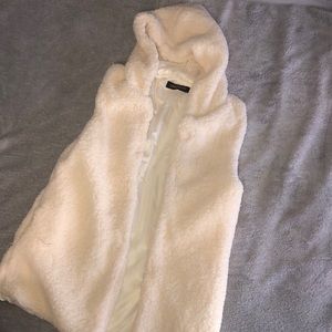 Fluffy vest